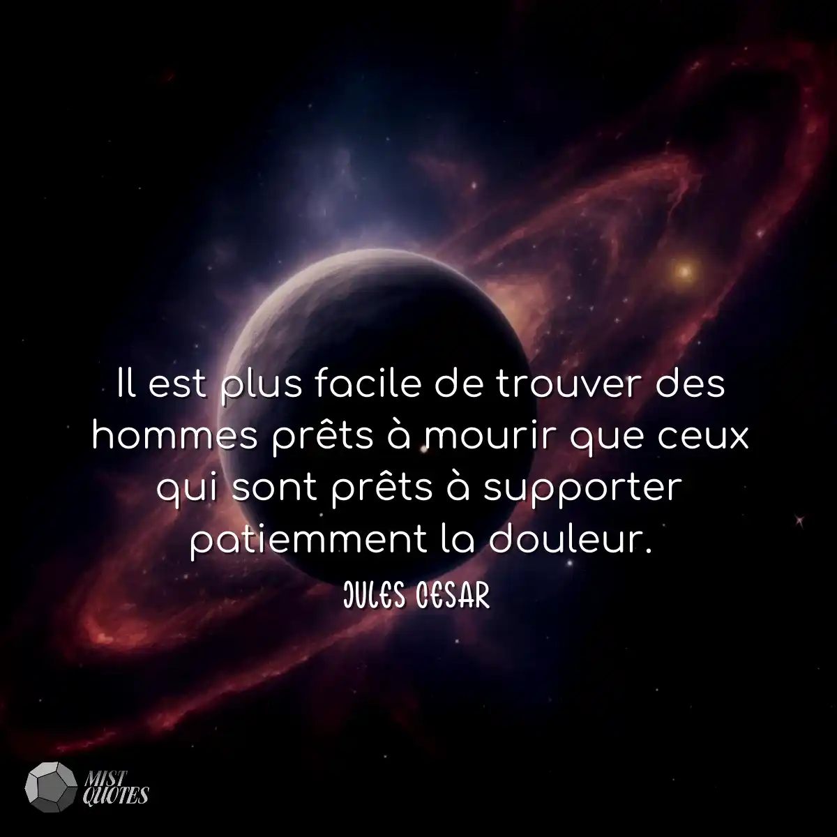 Il est plus facile de trouver des hommes prêts à m