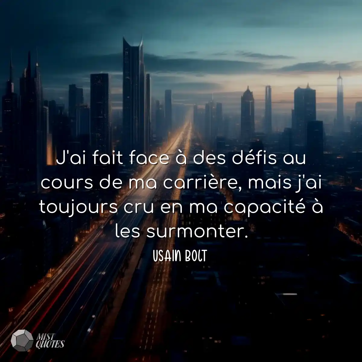 J'ai fait face à des défis au cours de ma carrière