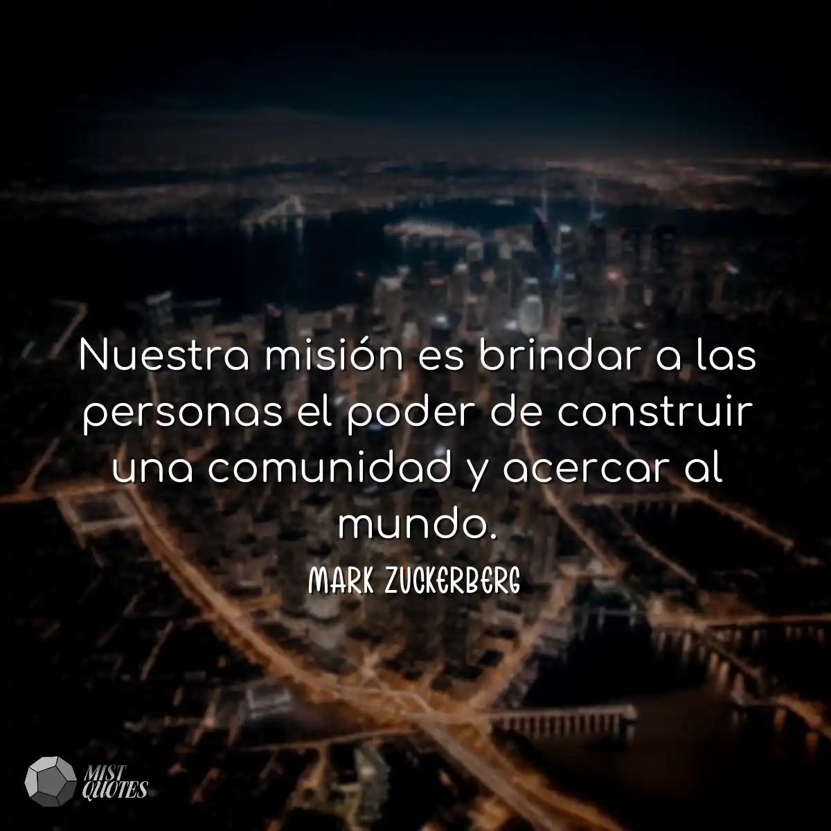Nuestra misión es brindar a las personas el poder 