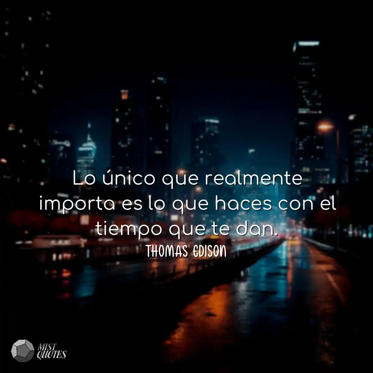 Lo único que realmente importa es lo qu