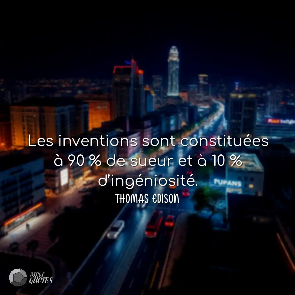 Les inventions sont constituées à 90 %