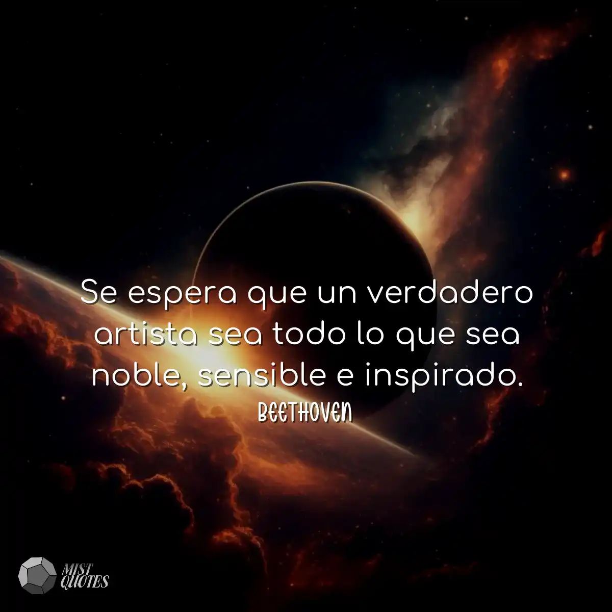 Se espera que un verdadero artista sea todo lo que