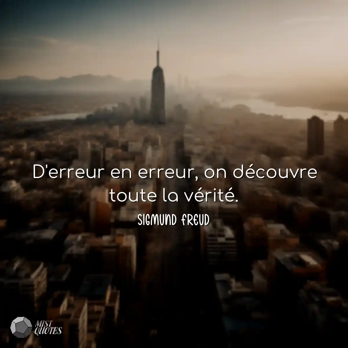 D'erreur en erreur, on découvre toute l