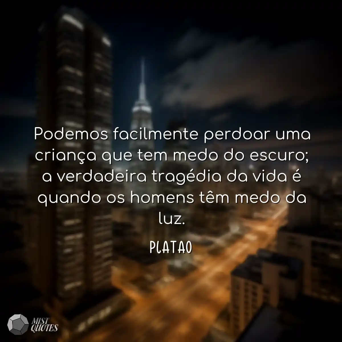 Podemos facilmente perdoar uma criança que tem med