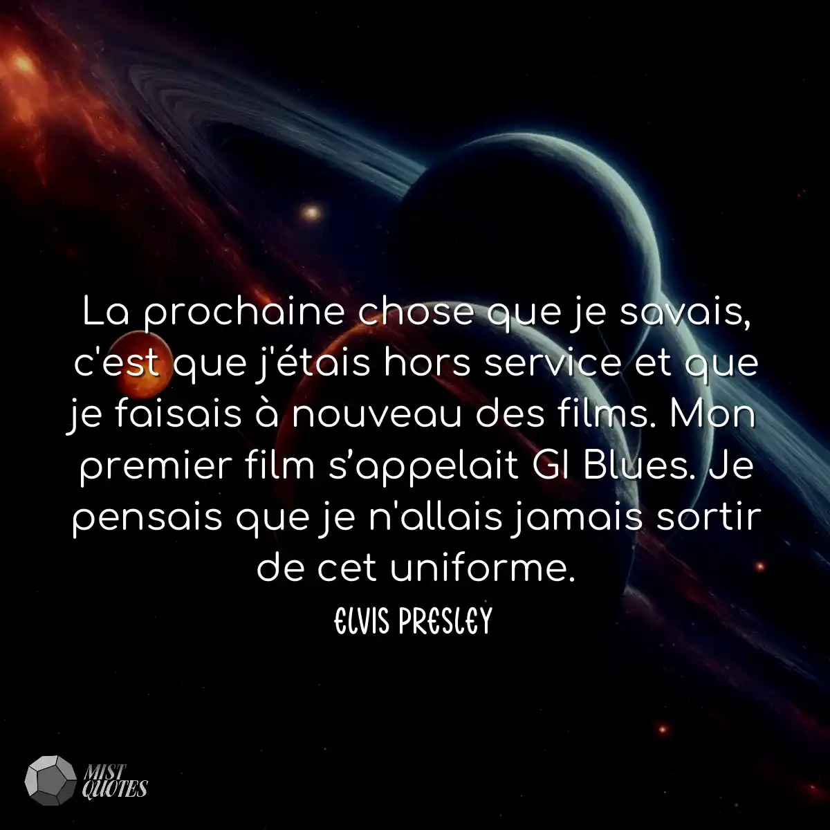 La prochaine chose que je savais, c'est 