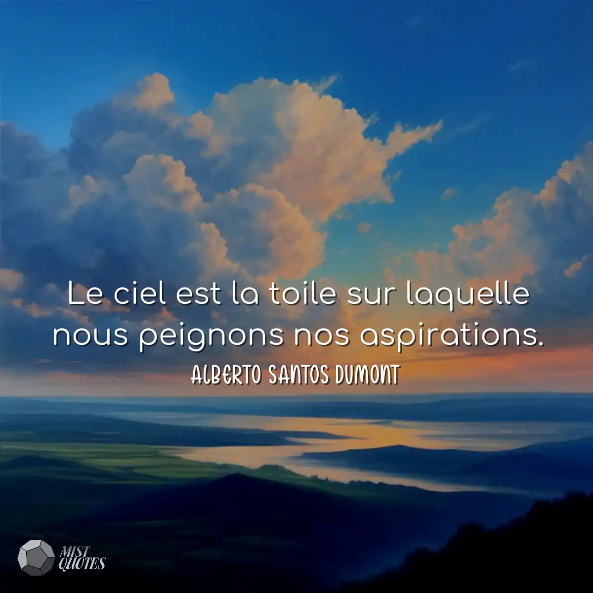 Le ciel est la toile sur laquelle nous peignons no