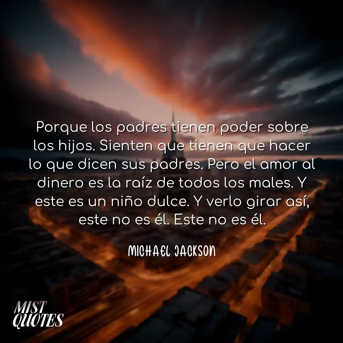 Porque los padres tienen poder sobre los hijos. Si