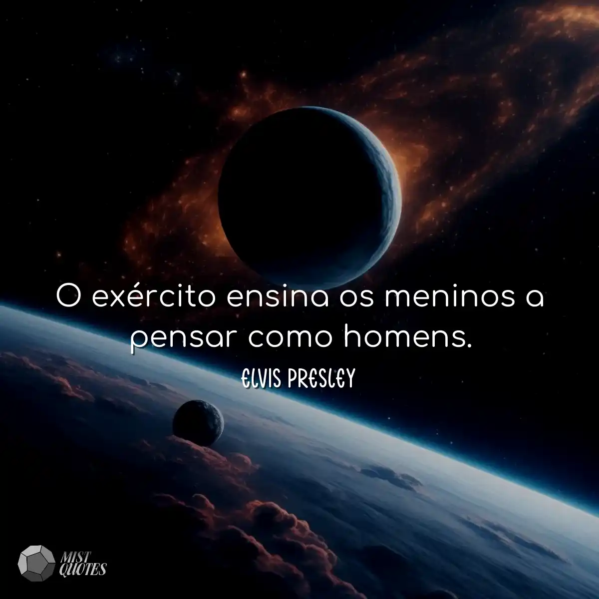 O exército ensina os meninos a pensar como homens.