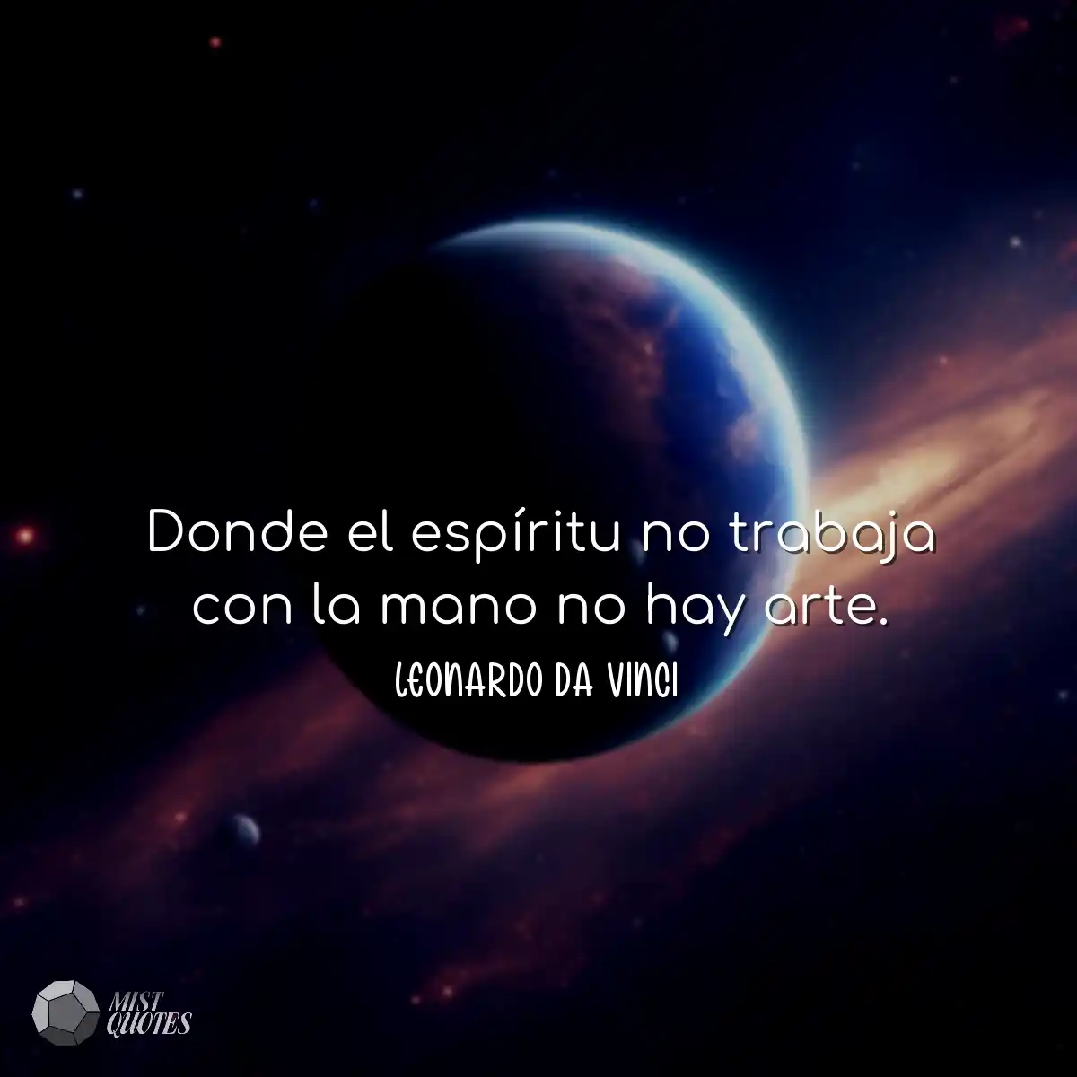 Donde el espíritu no trabaja con la man
