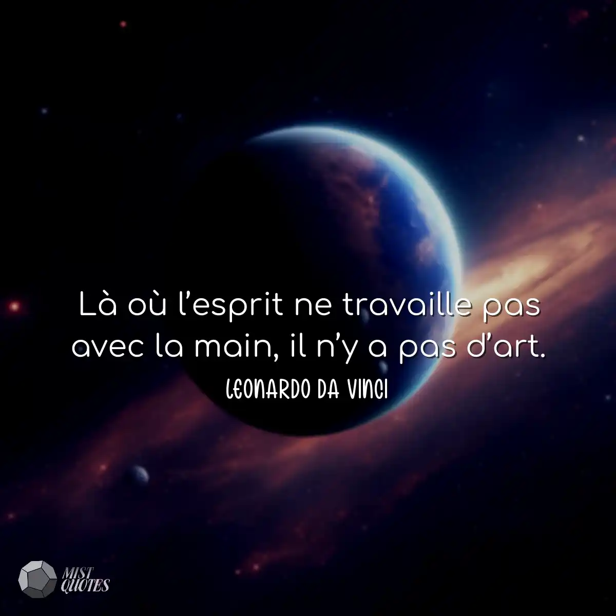 Là où l’esprit ne travaille pas avec