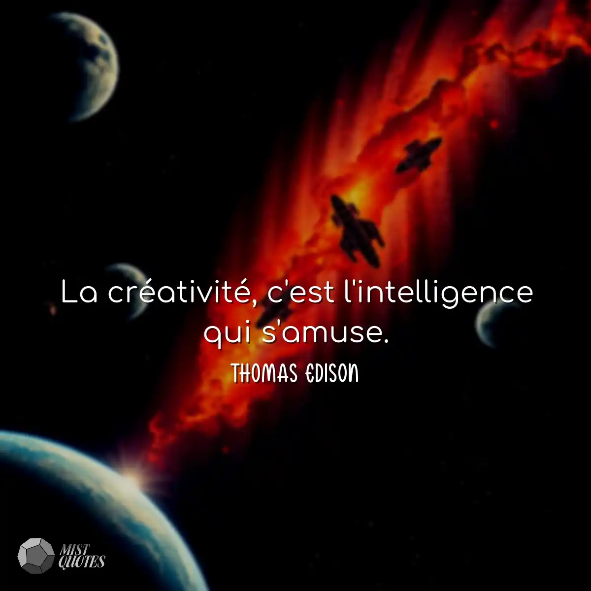La créativité, c'est l'intelligence qu