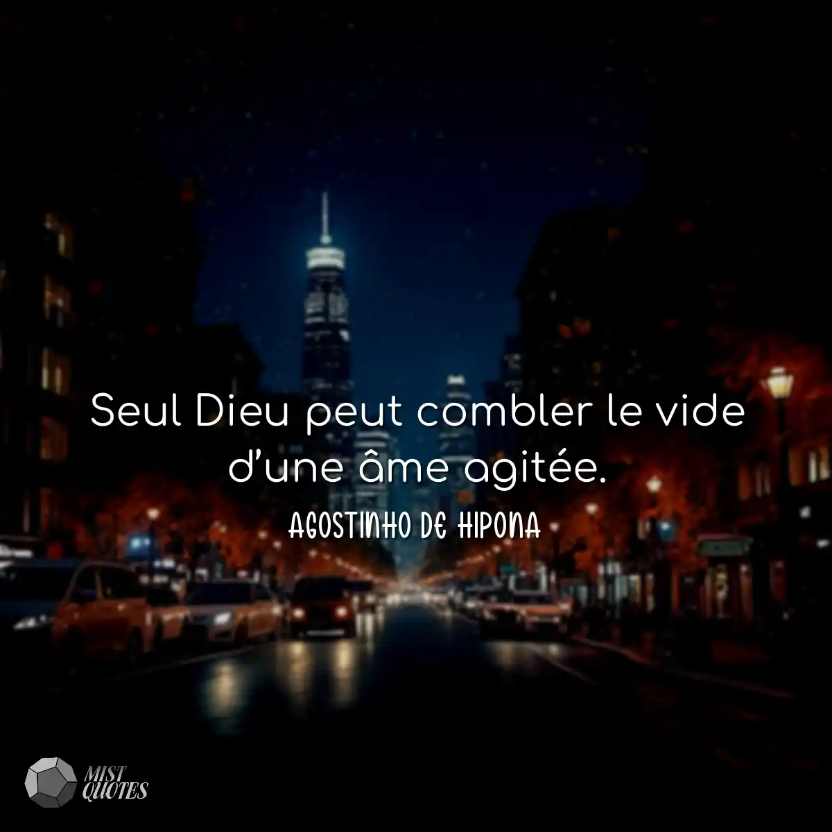 Seul Dieu peut combler le vide d’une 