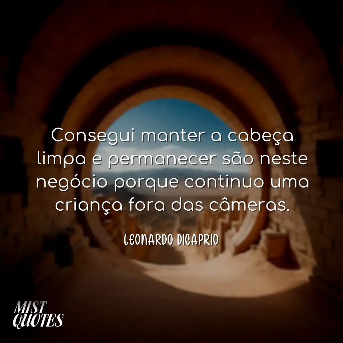 Consegui manter a cabeça limpa e perman
