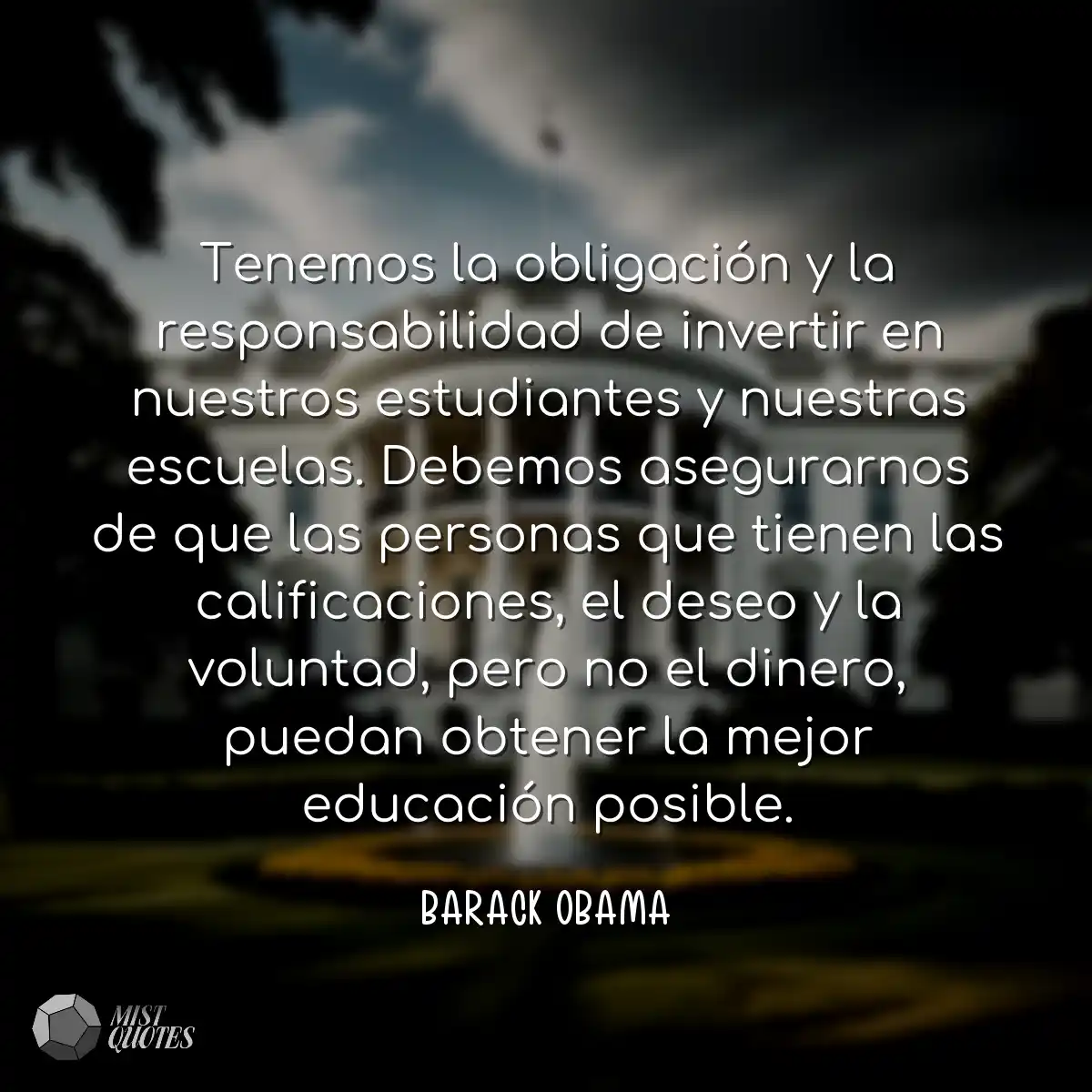 Tenemos la obligación y la responsabili