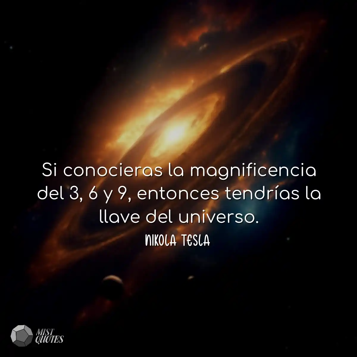 Si conocieras la magnificencia del 3, 6 