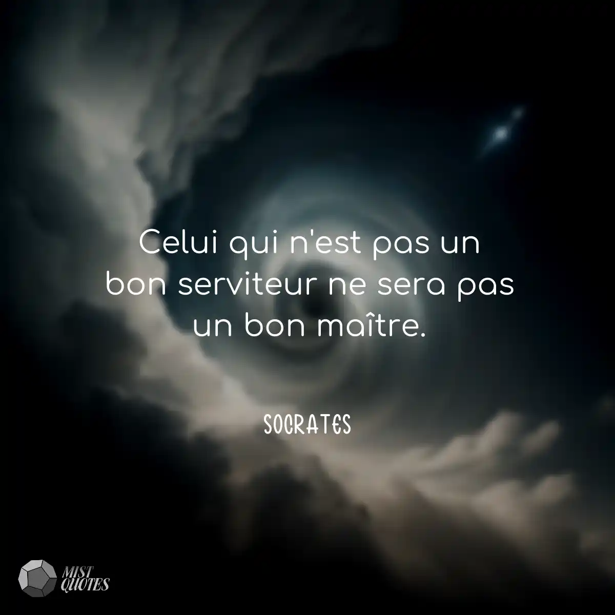 Celui qui n'est pas un bon serviteur ne sera pas u