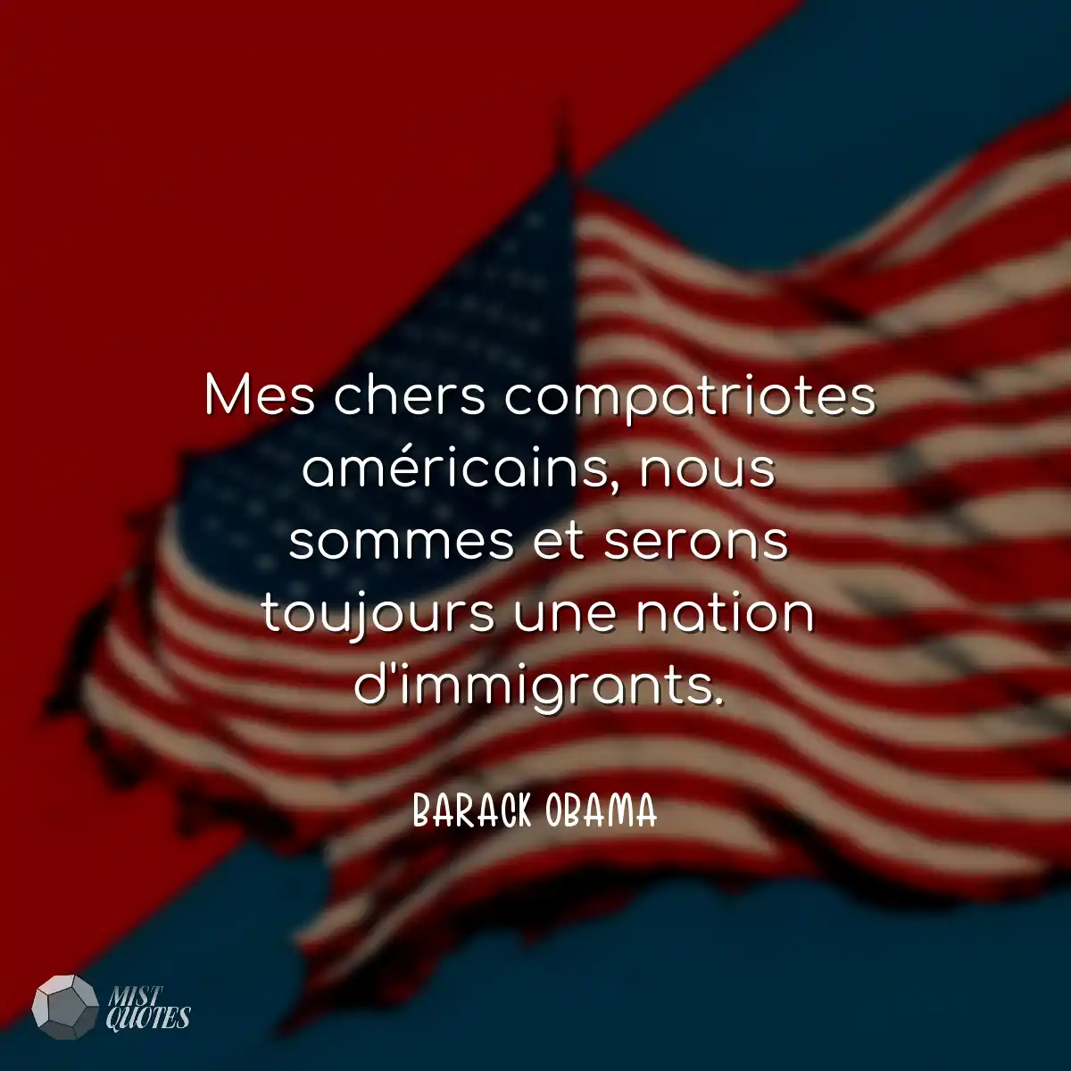Mes chers compatriotes américains, nous