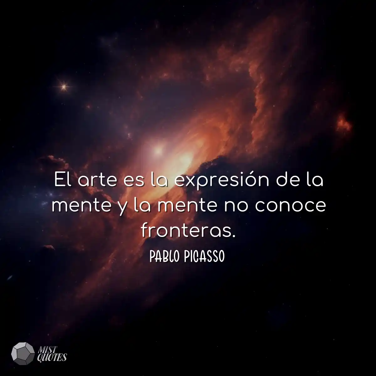 El arte es la expresión de la mente y l