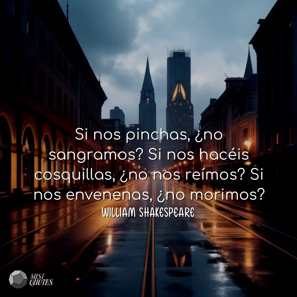 Si nos pinchas, ¿no sangramos? Si nos hacéis cosqu