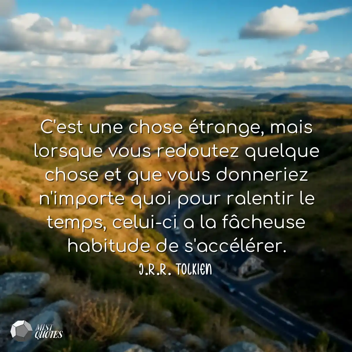 C'est une chose étrange, mais lorsque v