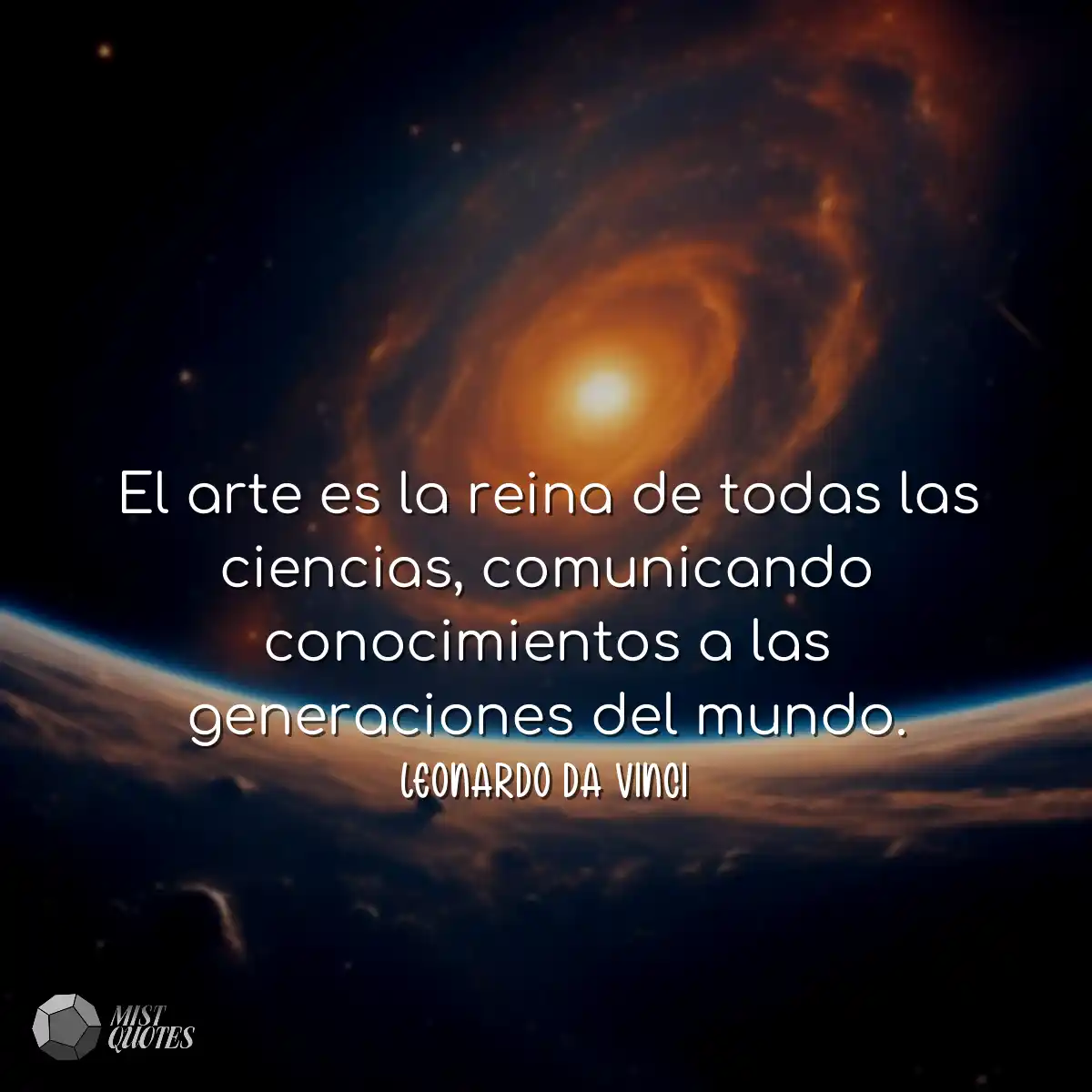El arte es la reina de todas las ciencia