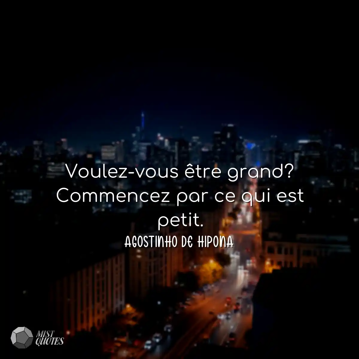 Voulez-vous être grand? Commencez par c