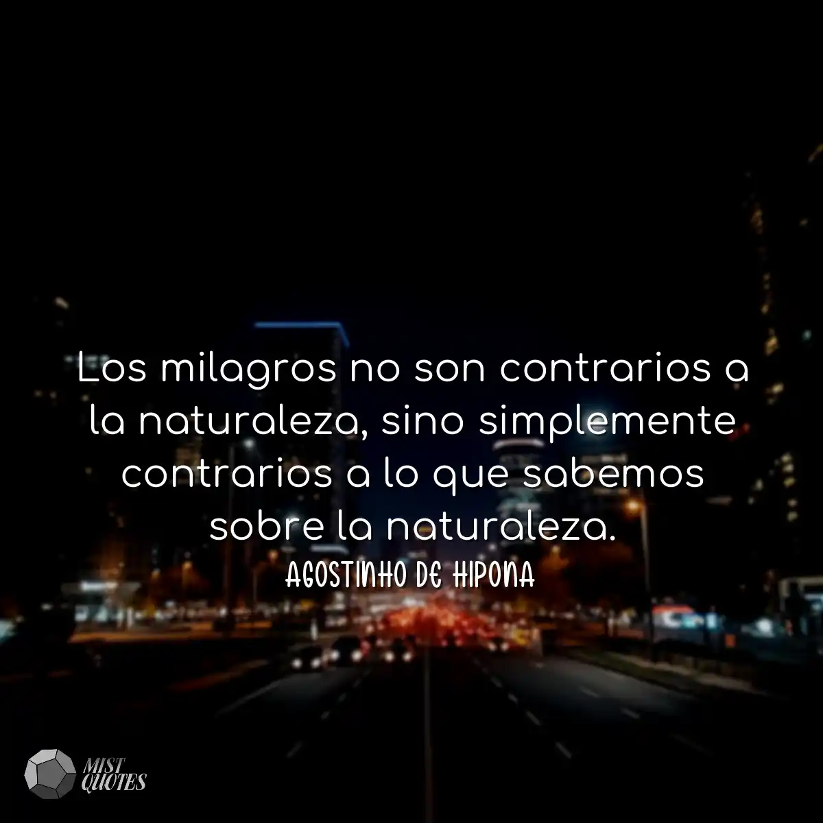 Los milagros no son contrarios a la natu