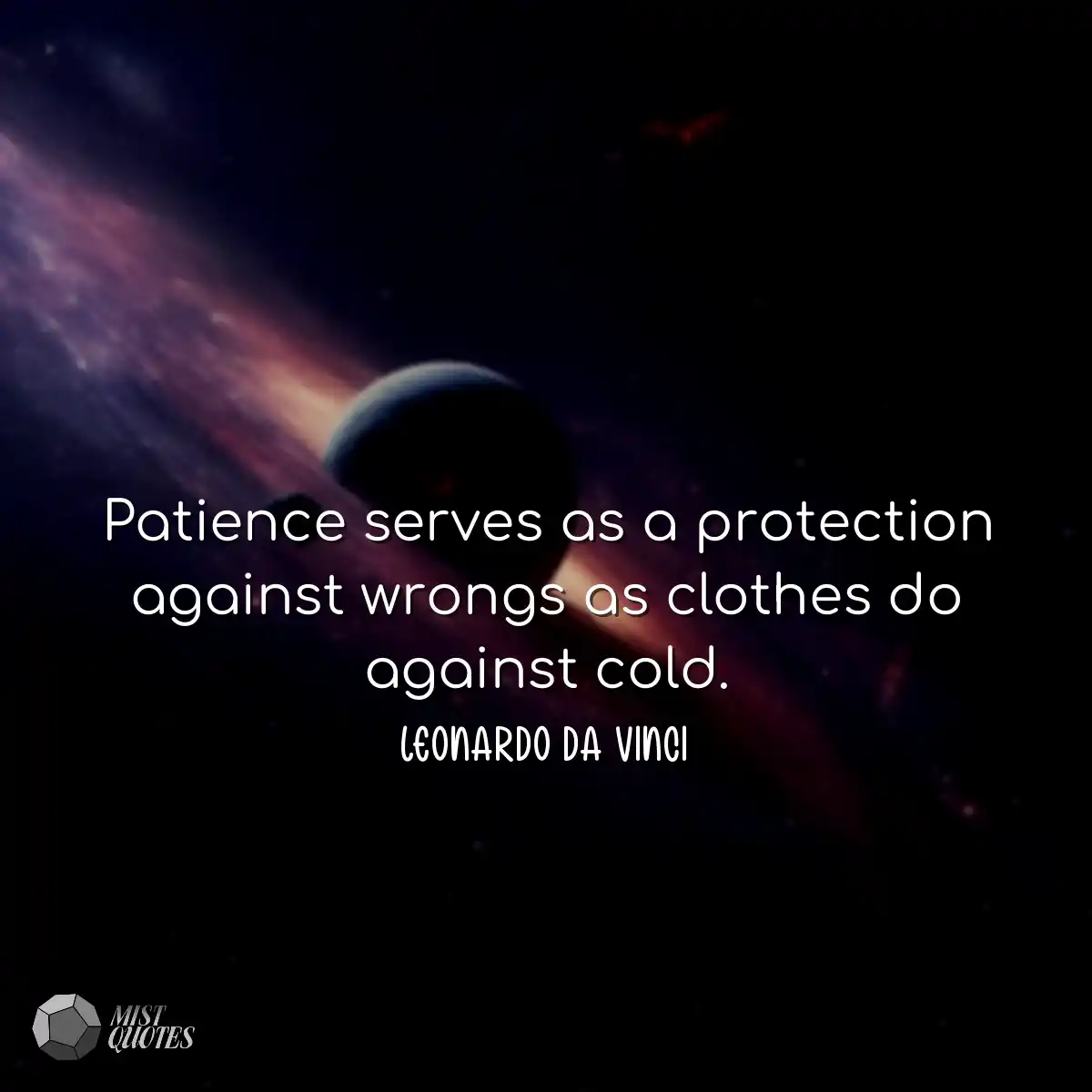 A paciência serve como proteção contr