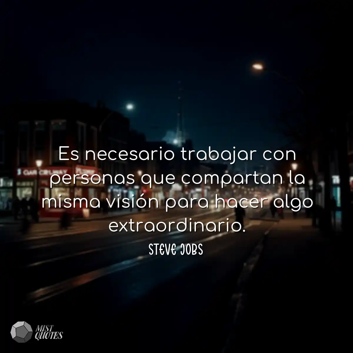 Es necesario trabajar con personas que c