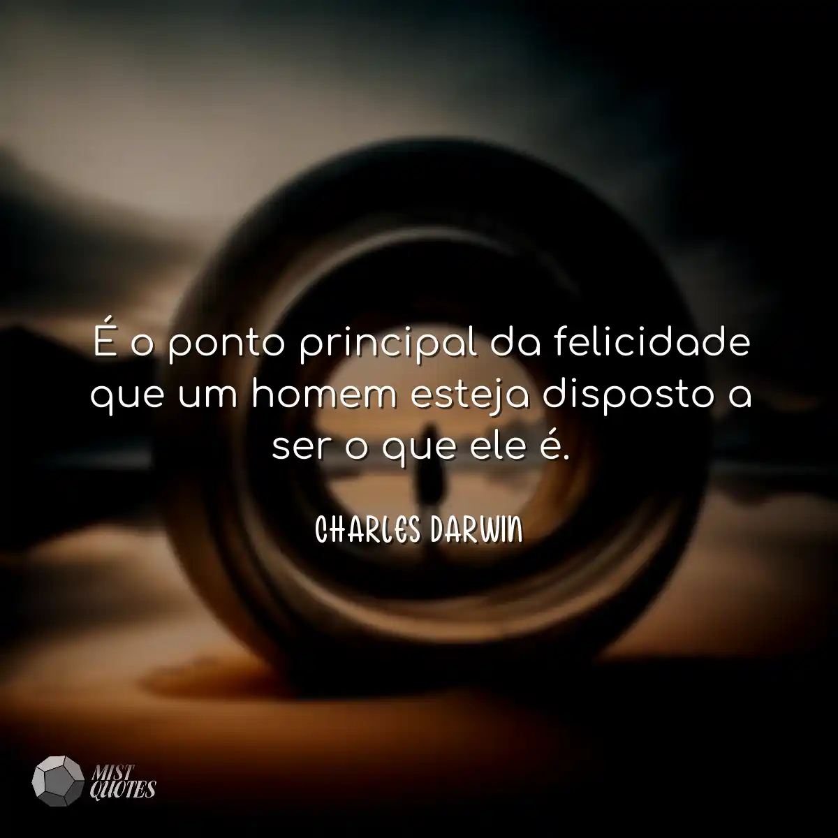 É o ponto principal da felicidade que u