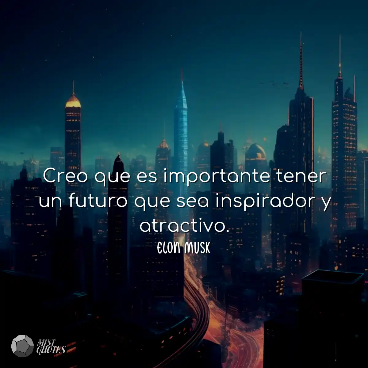 Creo que es importante tener un futuro que sea ins