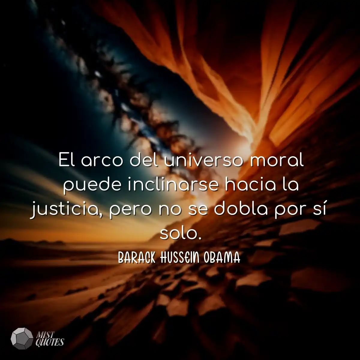 El arco del universo moral puede inclinarse hacia 