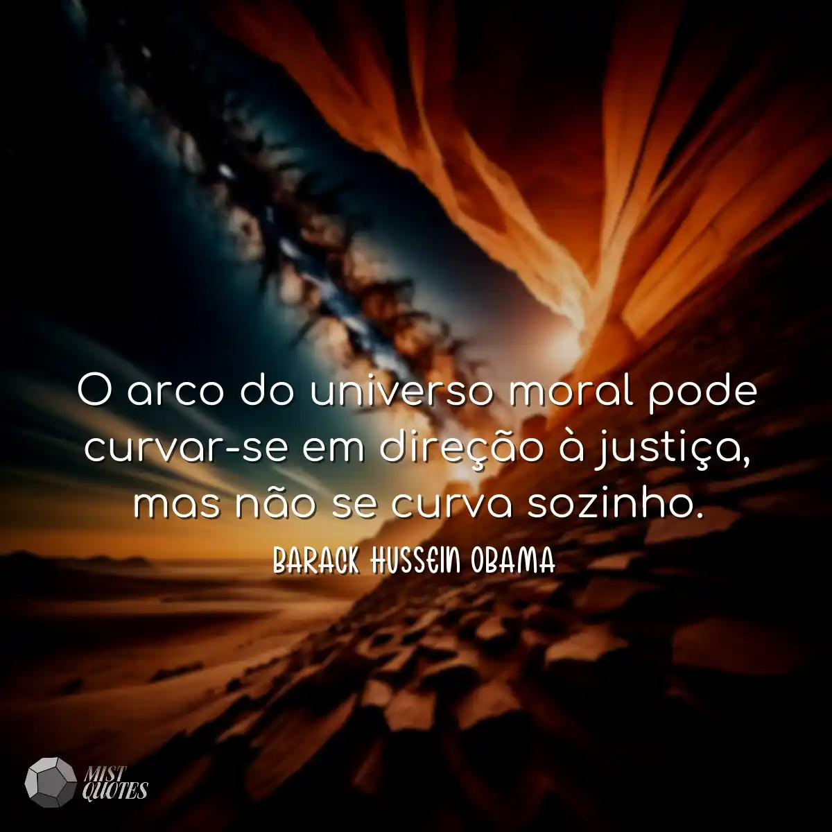 O arco do universo moral pode curvar-se 