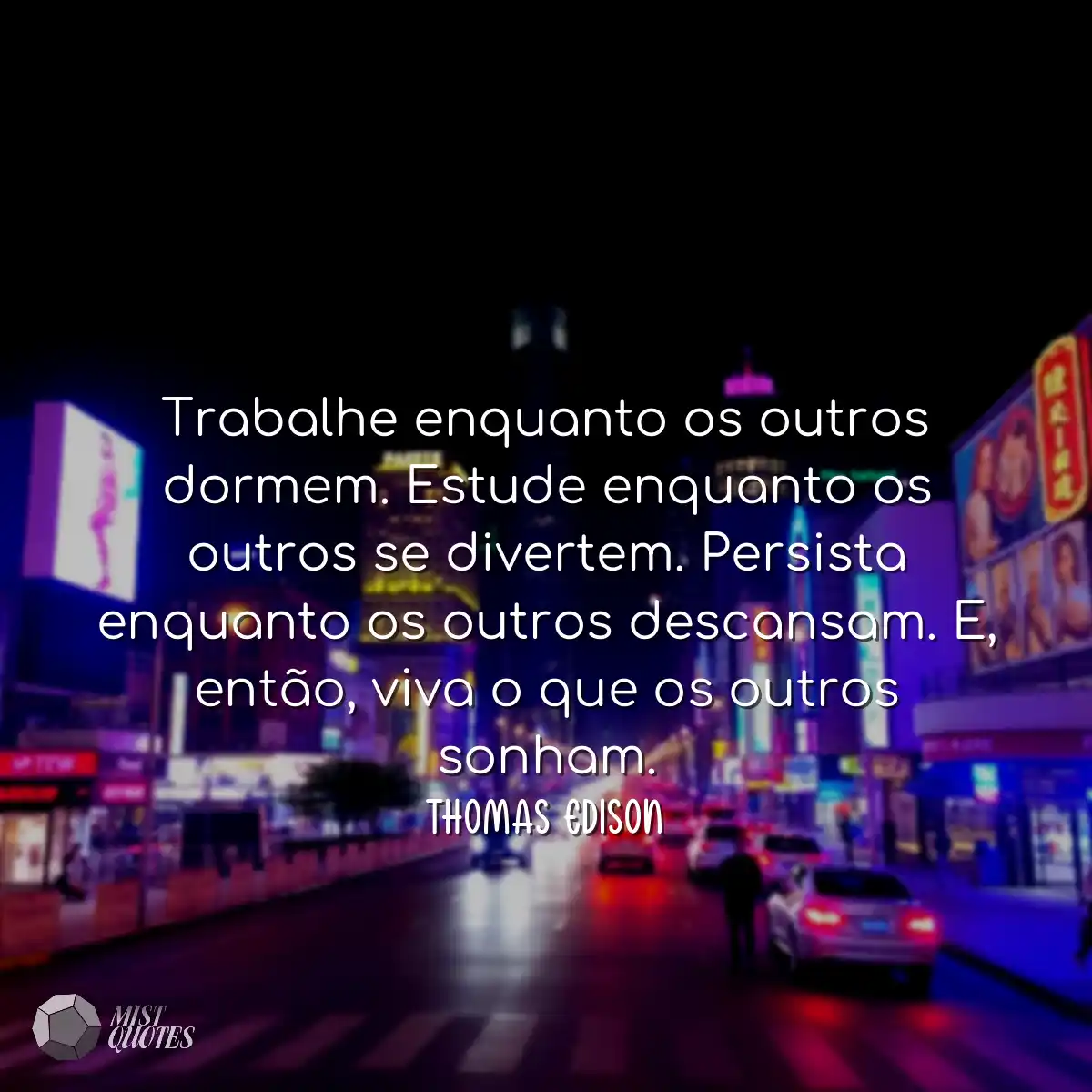 Trabalhe enquanto os outros dormem. Estu