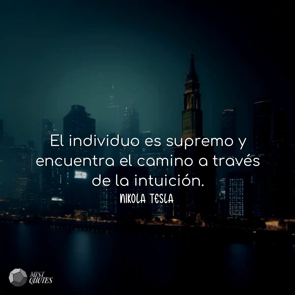El individuo es supremo y encuentra el camino a tr