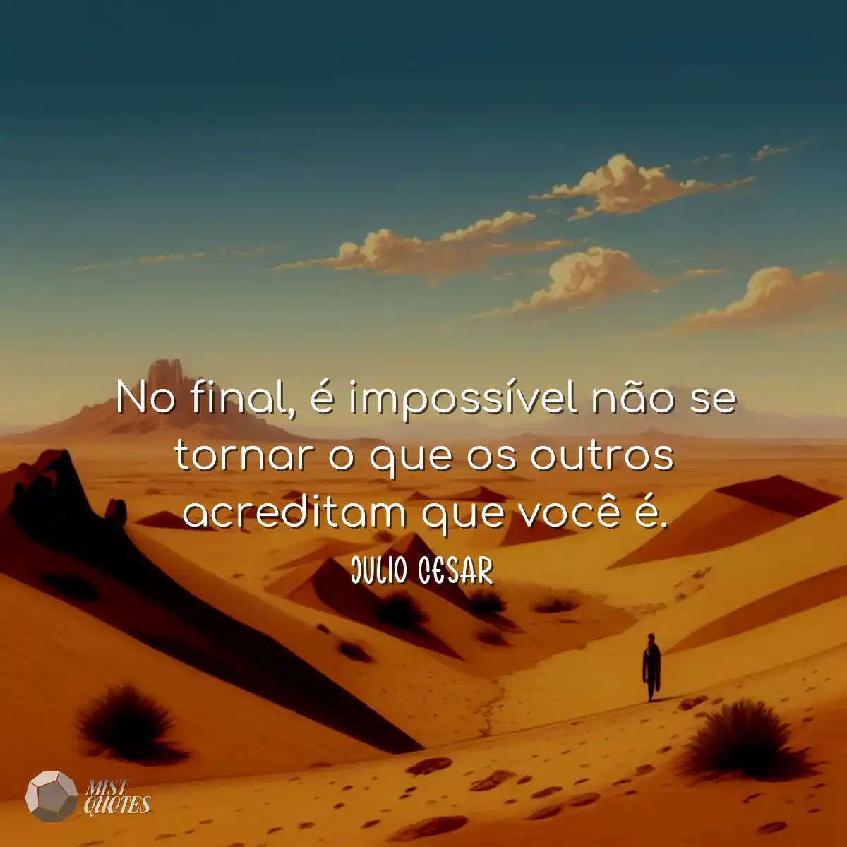 No final, é impossível não se tornar o que os outr