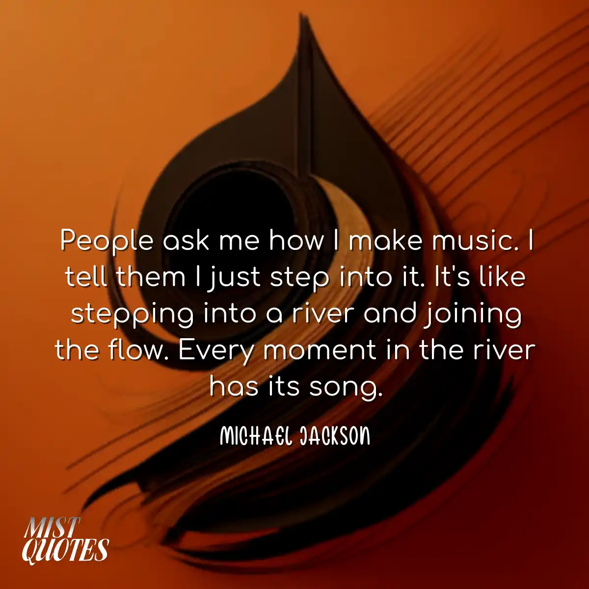 People ask me how I make music. I tell t