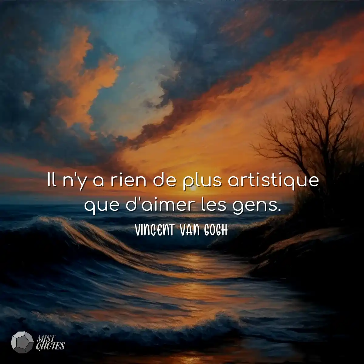 Il n'y a rien de plus artistique que d'a